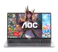 AOC 16.1'' PC Gaming Portatile AMD Ryzen 7 (Battere i7-1355U), RAM 16GB M.2 NVMe SSD 512GB (fino a 4 TB) Laptop, Radeon Vega 8, Tastiera Retroilluminata Pellicola Tastiera in Italiano, WiFi-6 Grigio