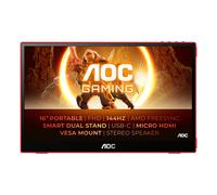 Aoc 16G3 Monitor 16" 1920 x 1080 Pixel Nero, Rosso