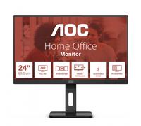 Monitor aoc led 23.8 wide 24e3qaf ips 1920x1080 4ms 300cd/mq 1.000:1 2x2w mm reg. in h pivot vga hdmi dp