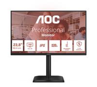 AOC 24E4U Monitor 23.8" IPS 120Hz Full HD 4ms Multimediale Pivot Hub USB HDMI/Di