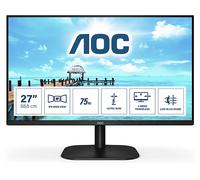 AOC 27B2H/EU MONITOR, 27 ", Full-HD, 1920 x 1080 Pixel, tempo di risposta 4 ms, refresh rate 75 Hz