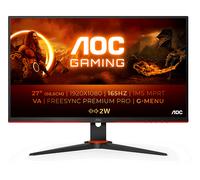 AOC 27G2SAE/BK MONITOR GAMING, 27 ", Full-HD, 1920 x 1080 Pixel, tempo di risposta 1 ms, refresh rate 165 Hz