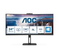 AOC 86,0Cm (34") CU34V5CW/BK 21:09 HDMI+DP+USB-C Cur.WebC Retail [EEK: G]