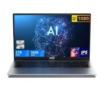 AOC AI Gaming PC Portatile, 16.1 Inch Laptop with Core Ultra 5 125U, 16 GB DDR5 1TB SSD,with Illuminated Keyboard, UHD Laptop - (AI: Copilot) Supports WiFi 6, Type_C, BT5.2