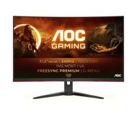 AOC G2 C32G2ZE/BK Monitor PC 80 cm (31.5") 1920 x 1080 Pixel Full HD LED Nero, Rosso