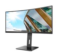 AOC CU34P2A Curved Monitor 86.4cm (34 pollici) (WQHD, PANNELLO VA, HDMI, DisplayPort, Hub USB, 1ms, 100Hz, AdaptiveSync)