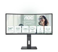 AOC CU34P3CV Monitor PC 86,4 cm (34") 3440 x 1440 Pixel UltraWide Quad HD LED Nero