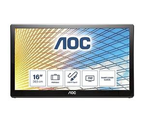 AOC E1659FWU LCD Monitor 15.6 ", 60Hz