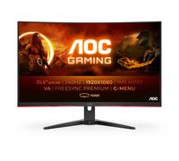 AOC G2 C32G2ZE/BK Monitor PC 80 cm (31.5") 1920 x 1080 Pixel Full HD LED Nero, Rosso