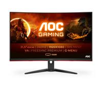 AOC G2 C32G2ZE/BK Monitor PC 80 cm (31.5") 1920 x 1080 Pixel Full HD LED Nero, Rosso