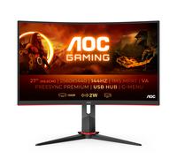 AOC G2 CQ27G2U/BK Display PC a schermo piatto da 68,6 cm (27 ) 2560 x 1440 pixel Quad HD LED Nero, Rosso - Nouvo