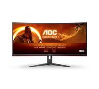 AOC G2 CU34G2XE/BK Display LED 86,4 cm (34 ) 3440 x 1440 pixel Wide Quad HD LCD Nero, Rosso - Nouvo