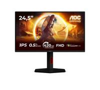 AOC G4 25G4KUR Monitor PC 62,2 cm (24.5") 1920 x 1080 Pixel Full HD LED Nero, Rosso [25G4KUR]