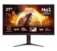 AOC G4 Gaming Monitor PC 68,6 cm [27] 2560 x 1440 Pixel Quad HD LED Nero, Rosso