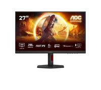 AOC Gaming Q27G4ZR - Monitor Quad HD da 27 pollici, 240 Hz, 1 ms, compensazione G-Sync, HDR400 (2560 x 1440, 2x HDMI 2.0, DisplayPort 1.4) nero-rosso