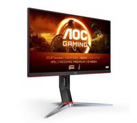 AOC Gaming 24G2SP - Monitor FHD da 24 pollici, 165 Hz, 1 ms, FreeSync Premium (1920 x 1080, VGA, HDMI, DisplayPort), colore: nero/rosso