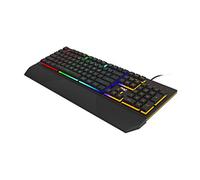 AOC GK200 Tastiera gaming - tastiera PC con layout spagnolo, 25 tasti anti-ghosting, 25 N-key rollover e cavo da 1,8 m