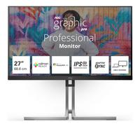 AOC Q27U3CV Monitor Gaming, 27 ", QHD, 2560 x 1440 Pixel, tempo di risposta 4 ms, refresh rate 75 Hz