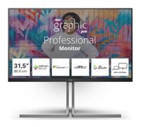 AOC U32U3CV Monitor PC 80 cm (31.5") 3840 x 2160 Pixel 4K Ultra HD LCD Nero [U32U3CV]