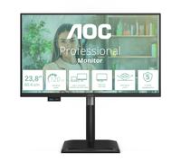 AOC Monitor PC 24P4CV 23,8" Full HD IPS 120 Hz USB-C Hub Altoparlanti Nero
