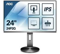 AOC - Monitor 23.8 pollici LED IPS 24P2Q 1920 X 1080 FHD Tempo di risposta 4ms