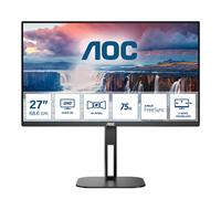 AOC Monitor 27" 2K Quad HD LED Nero con Supporto e Altoparlanti