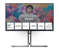 AOC Monitor 27" 4K Ultra HD LCD Nero con HDR e USB-C