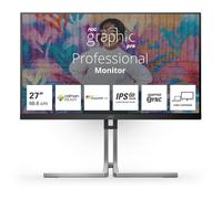 AOC Q27U3CV Monitor PC 68,6 cm (27") 2560 x 1440 Pixel 4K Ultra HD LCD Nero [Q27U3CV]