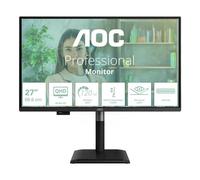 Aoc Monitor 27" ( IPS 2560x1440 QHD 2K 120Hz ) Black Q27P4U