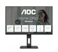 AOC MONITOR 27 LED IPS QHD 16:9 4MS 350 CDM, USB-C, PIVOT, DP/2HDMI, MULTIMEDIAL