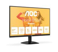 AOC Monitor Q27B35E da 27 pollici QHD, 75 Hz, IPS, 1 ms MPRT, sincronizzazione adattiva, HDR10, 2560 x 1440, HDMI 1x 1.4, DP 1x 1.4 Nero, 27 inch QHD IPS, No Altoparlanti