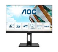 AOC Monitor U27P2CA 27" 4K Ultra HD LED Nero con risoluzione 3840x2160