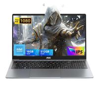 AOC PC Portatile, 12ª N97 CPU(Up to 3,6GHz), Notebook 16GB DDR4 RAM 512GB SSD(Fino a 2 TB) Laptop, 1080P Schermo PC Portatili, 2.4G+5G WiFi/BT5.1, USB3.2, HDMI Notebook, Tipo-C (15.6 Pollice)