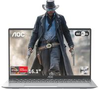 AOC PC Portatile con AMD Ryzen 7 5700U, Fino a 4,3 GHz, RAM 16GB M.2 NVMe SSD 512GB Laptop, Tastiera Retroilluminata, Radeon RX Vega 8 Graphics Notebook, WiFi-6,HDMI, 1080P,Tipo-C,Guscio Metallico