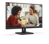 AOC Q27E3UAM - Monitor Quad HD da 27 pollici, AdaptiveSync, altoparlanti (2560x1440, 75 Hz, DisplayPort, HDMI, hub USB), colore nero