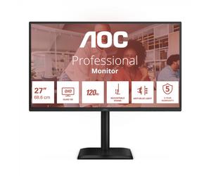 AOC Q27E4CV 27inch QHD IPS 120Hz 16:9 HDMI 2.0 DP 1.4 USB-C