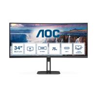 AOC V5 CU34V5C 86,4 cm (34") 3440 x 1440 Pixel Wide Quad HD LED Nero