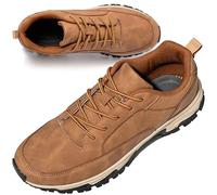 Aocase Scarpe Diabetici Uomo Scarpe da Uomo in Pelle Slip On Sneakers Scarpe da Corsa Comode E Leggere Fitness Scarpe da Corsa Traspiranti Hundred Scarpe Casual,Cachi,40/250mm