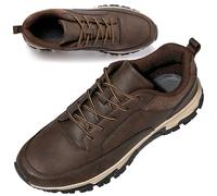 Aocase Scarpe Diabetici Uomo Scarpe da Uomo in Pelle Slip On Sneakers Scarpe da Corsa Comode E Leggere Fitness Scarpe da Corsa Traspiranti Hundred Scarpe Casual,Marrone,43/265mm