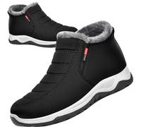 Aocase Scarpe Ortopediche Donna Lana Caldo Inverno Scarpe Comode Anziani Scarpe Ortopediche Donna Pantofole Leggere con Strappo Scarpe diabetiche Scarpe da Passeggio,Nero,41/255mm