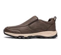 Aocase Scarpe Uomo con Strappo in Pelle Impermeabile Sneaker Infilare Uomo Slip on Sneaker Casual Scarpe da Running Corsa Leggero Corsa Camminare Scivolare su Formatori,Marrone,42/260mm