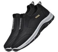 Aocase Scarpe Uomo Pianta Larga Sandali Larghi Comodi Scamosciato Uomo Scarpe da Ginnastica Sneakers Basse Scarpe Stringate Mocassini Scarpe Barca Casual Slip on,Nero,46/280mm