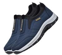 Aocase Scarpe Uomo Pianta Larga Sandali Larghi Comodi Scamosciato Uomo Scarpe da Ginnastica Sneakers Basse Scarpe Stringate Mocassini Scarpe Barca Casual Slip on,Blu,39/245mm