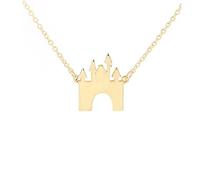 AOCHEE - Collana da donna con ciondolo a forma di castello delle fiabe