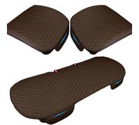 AOCRXL Cuscini Sedili per Citroen C1 C2 C3 C4 C5 C6 C8 B6 C3-XR C4X C5X C5, Copri Seduta Sedile con Fondo Antiscivolo, Lino Traspirante Coprisedili, Resistente all'Usura,C/Brown