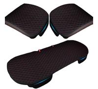 AOCRXL Cuscini Sedili per Citroen Versailles C5X, Copri Seduta Sedile con Fondo Antiscivolo, Lino Traspirante Coprisedili, Resistente all'Usura,E/Black Red
