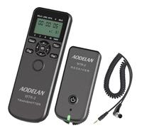 AODELAN Telecomando senza fili con timer per Nikon, intervalometro per Nikon Z9, D3, D4, D4s, D5, D6, D800, D850, D800E, D810, D810A, D700, D500, D300, D200, F6, F100, F5, F90X, F90X, F90 , N90s