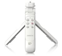 AODELAN Treppiede wireless con telecomando per Vlogging, per Sony ZV-E10, ZV-1, ZV-1 II, ZV-1F, a6100, a6400, a6600, a7 III, a7R III, a7R IV, a9, a9 II, sostituisce Sony GP-VPT2BT (bianco
