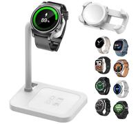 Aoduke, base di ricarica universale per smart watch Google, Huawei, Garmin, Pixel, Diesel, Fossil, Fitbit, Skagen, Michael, Samsung Galaxy Watch, supporto per stazione di ricarica (02S-W)