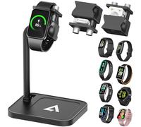 AODUKE Supporto universale regolabile per smart watch e fitness tracker, compatibile con AGPTEK/Samsung/Xiaomi/Fitvii/GRV/RUIMEN/Amazfit/Fitpolo/Fire-Boltt Watch Base (03S-B)